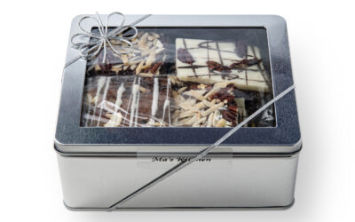 1 Kilogram Silver Tin Box with Window