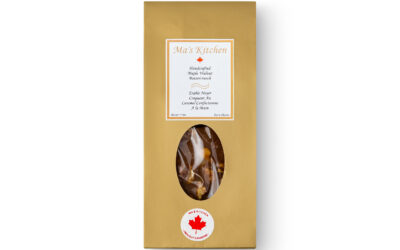 150 gram Maple Walnut Buttercrunch – Gold Stand-Up Box